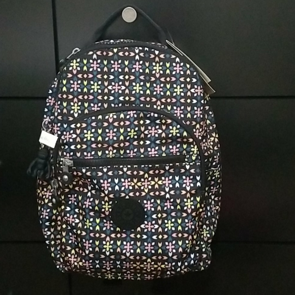 Kipling Seoul Go Small Backpack Floral Mozzaik - Picture 15 of 15